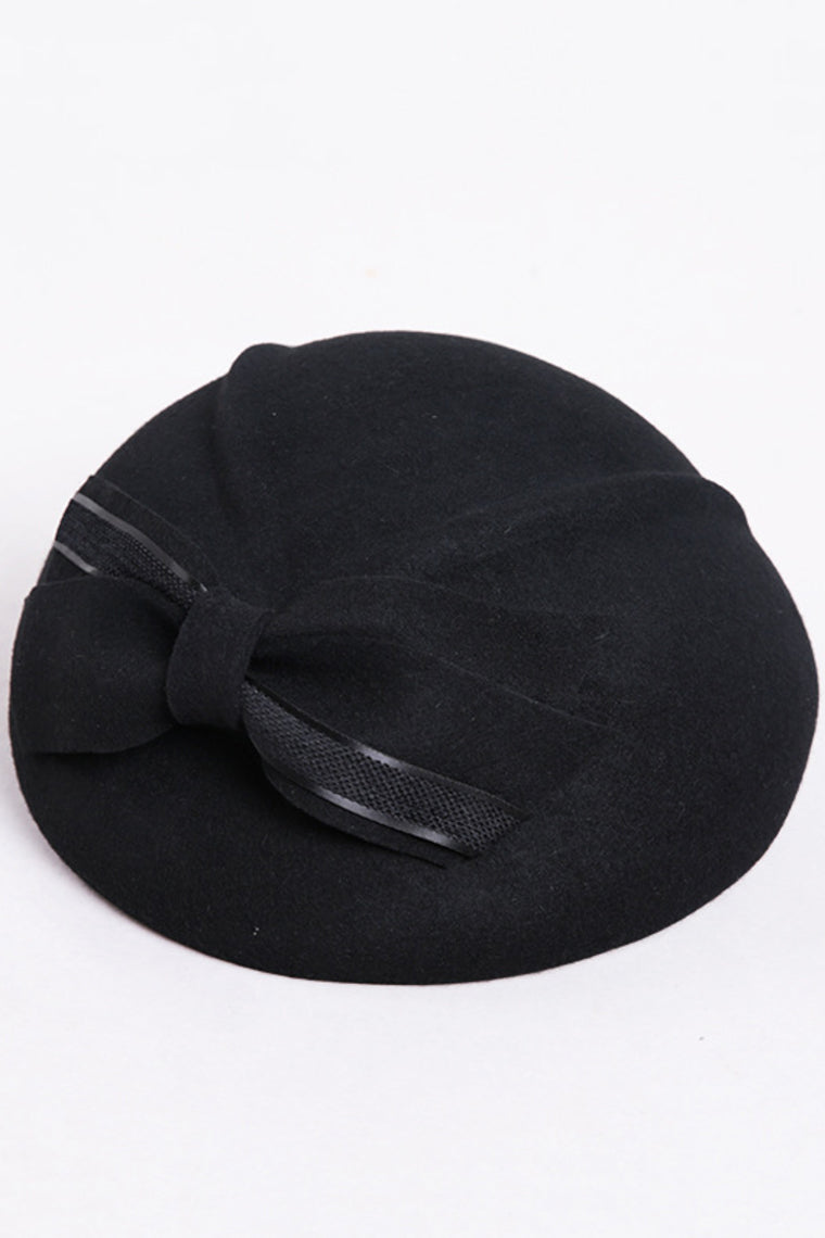 Ladies' Pretty Wool With Bowler /Cloche Hat