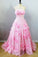 2022 Lovely Wedding Dresses A Line Sweetheart Ball Gown Pink