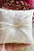 Ring Pillow In Lace With Ribbons