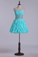 2024 Homecoming Dress A Line Mini With Tiered Chiffon Skirt Beaded