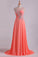 2022 Prom Dress Bateau Fitted And Ruffled Bodice With Long Chiffon Skirt Sweep Train