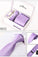 Lilac Tie Set Cuff Links 4 Pieces Many Colors #H032