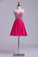 2022 Beaded Sweetheart Short Line/Princess Homecoming Dresses Chiffon
