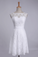 2024 Bridesmaid Dresses Bateau A Line Above Knee Length With Sash Lace