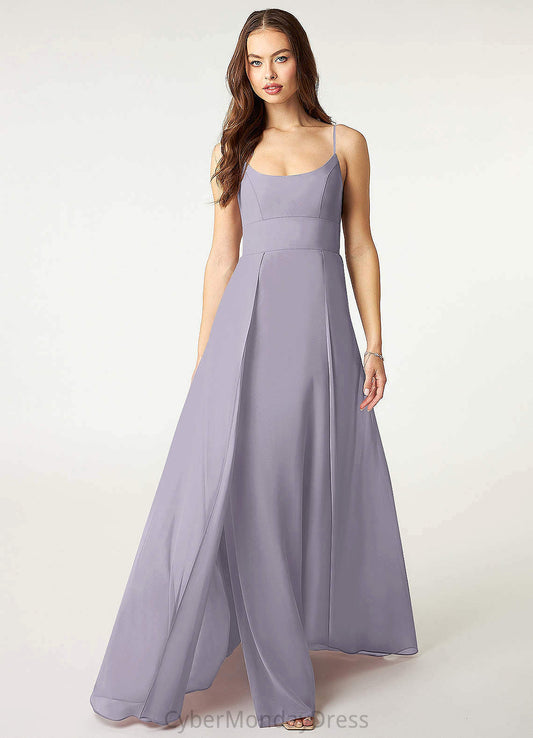 Rosie A-Line/Princess Floor Length Short Sleeves V-Neck Natural Waist Bridesmaid Dresses