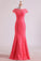 2022 Bridesmaid Dresses Scoop Column Floor Length Lace