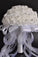 Delicate Round Foam/Ribbon/Rhinestone Bridal Bouquets