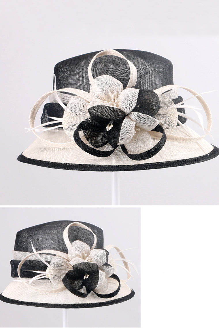 Ladies' Pretty Cambric With Bowler/Cloche Hat