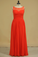 2022 New Arrival Scoop Chiffon With Ruffles A Line Burgundy Bridesmaid Dresses Floor Length
