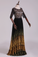2024 Bateau Prom Dresses A Line Floor Length Lace #31310 (Color Just As Picture Show)