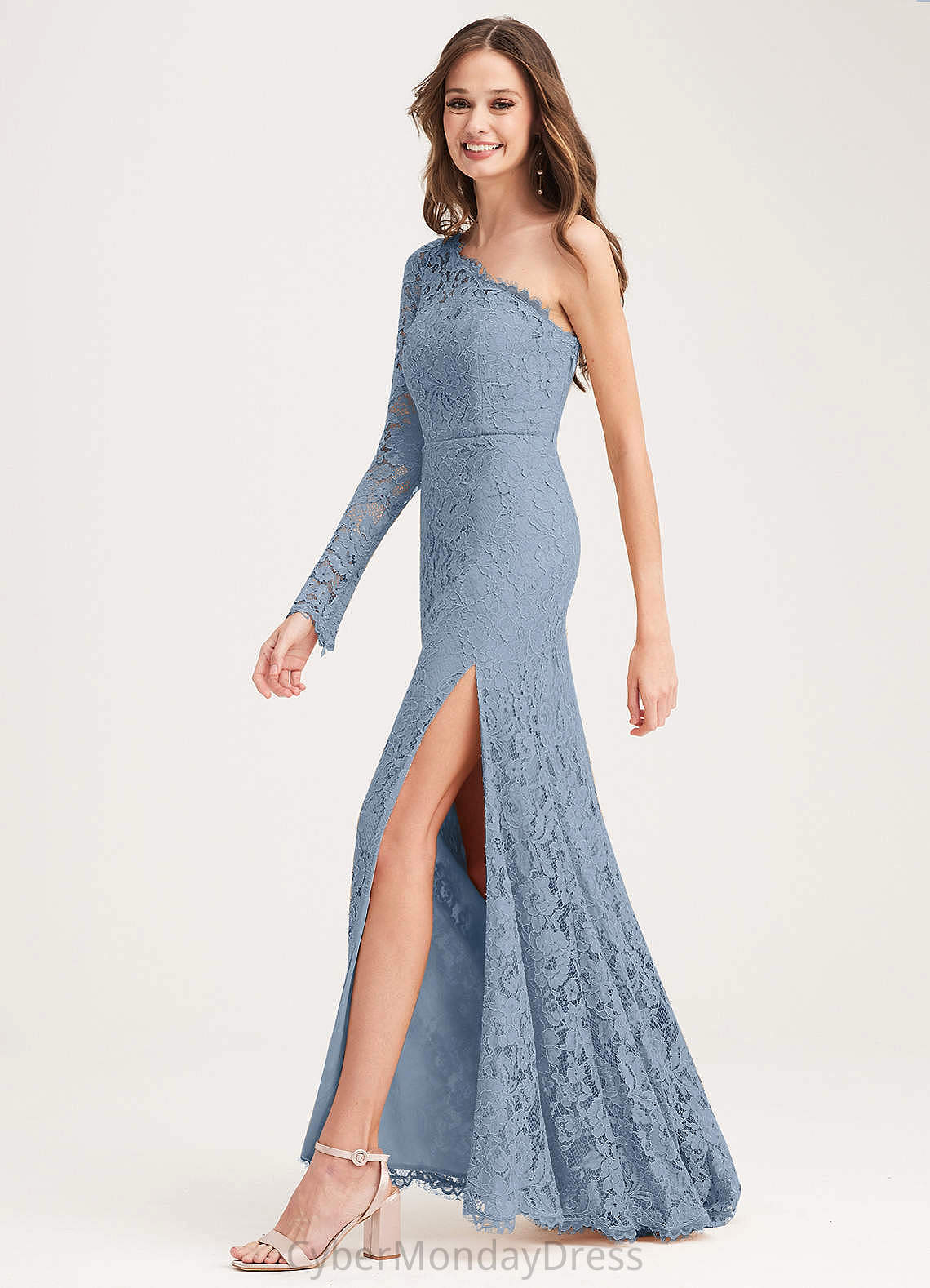 Adalyn Off The Shoulder Spaghetti Staps Sleeveless Floor Length Natural Waist A-Line/Princess Bridesmaid Dresses