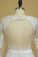 2022 Hot Wedding Dresses Scoop Long Sleeves With Applique & Sash Tulle