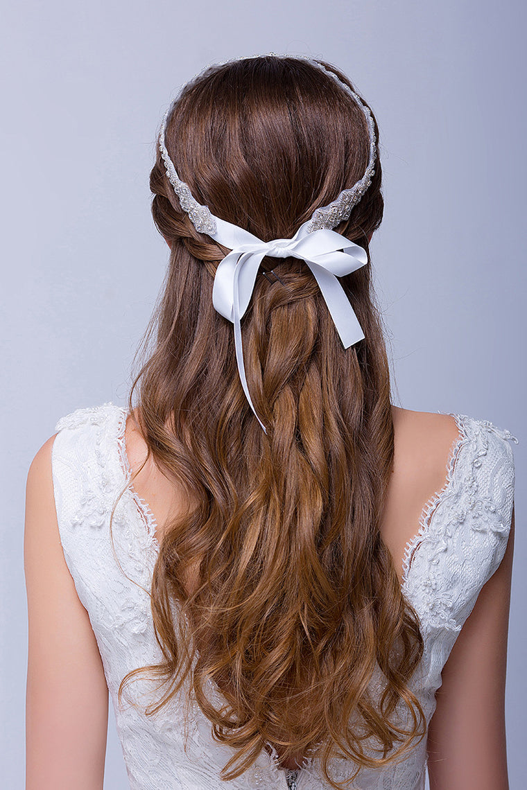 Noble Women'S Crystal/Ribbon Headpiece - Wedding / Special Occasion / Outdoor Headbands