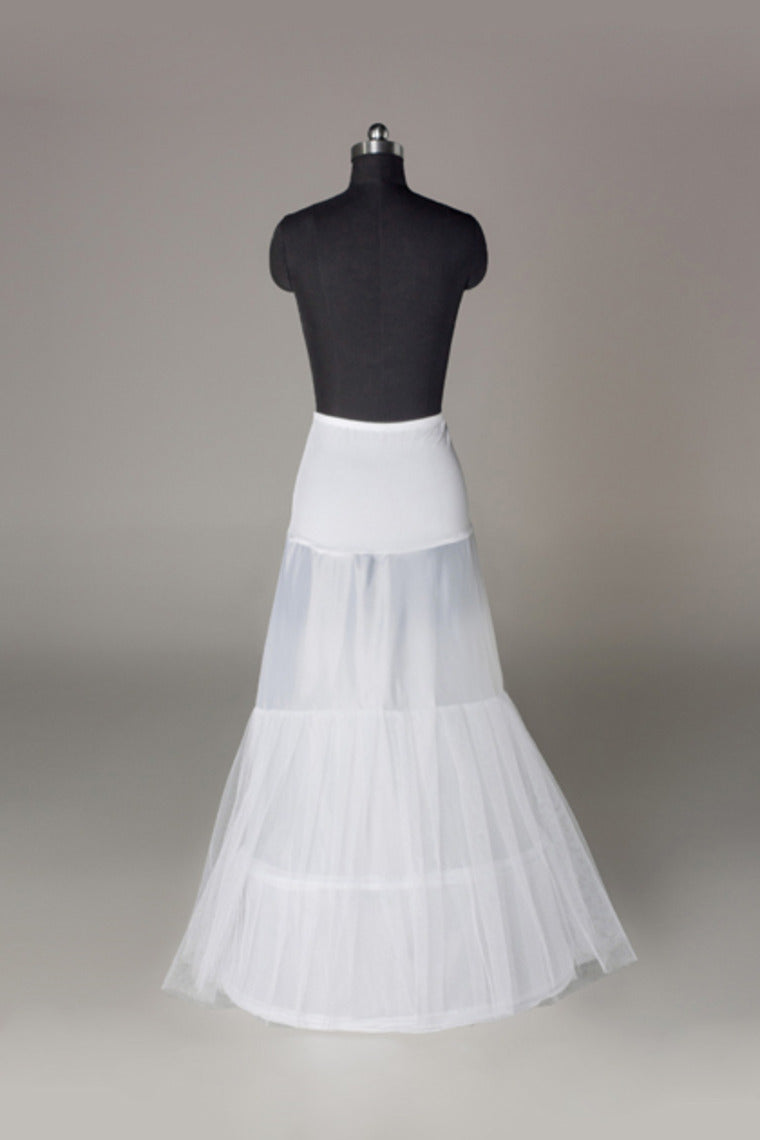 Women Nylon/Tulle Netting Floor Length 2 Tiers Petticoats P006