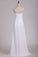 2022 White Halter Bridesmaid Dresses With Beading Floor Length Chiffon