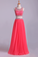 2024 Two-Piece Bateau Beaded Bodice Princess Prom Dress Pick Up Tulle Skirt Floor Length
