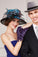 Ladies' Eye-Catching Organza With Bowler/Cloche Hat