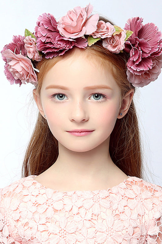 Stunning Flower Girl'S Fabric Headpiece - Wedding/Special Occasion / Outdoor Wreaths / Flowers
