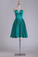 2022 A Line Sweetheart Satin Short/Mini Homecoming Dresses