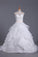 2022 New Arrival Wedding Dresses Sweetheart A Line Organza With Beading & Sash