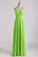 2024 Prom Dresses Off The Shoulder A Line Chiffon Floor Length With Ruffles