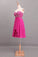 2024 Splendid A Line Short/Mini Homecoming Dresses Beaded Bodice With Layered Chiffon Skirt