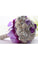 Elegant Round Satin/Brooch Bridal Bouquets