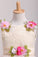 2022 Scoop Flower Girl Dresses A-Line With Flowers Lace & Tulle