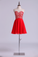 2022 Sweetheart A Line Short/Mini Homecoming Dresses Lace & Chiffon