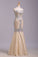 2022 Vintage Sweetheart Floor Length Mermaid/Trumpet Beaded Tulle Prom Dresses