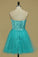 2022 Sweetheart Homecoming Dresses A Line Short/Mini With Beads And Bow Knot