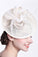 Ladies' Charming Cambric With Feather Fascinators