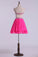 2022 Sweetheart A Line Short Prom Dress With Layered Chiffon Skirt Bicolor