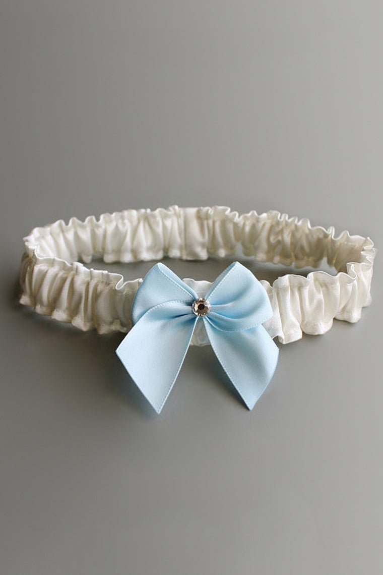 Lovely Satin With Bowknot Wedding Garters