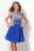 Splendid Scoop Neckline Short/Mini Open Back Dresses 2024 New Style