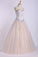 2022 Quinceanera Dresses Sweetheart Beaded Neckline And Waistline Ball Gown Floor-Length Tulle&Lace