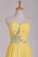 2022 Homecoming Dress Sweetheart A Line Chiffon With Beads & Ruffles Short/Mini