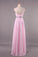 2024 Bateau Princess Sweep Train Prom Dresses Tulle And Chiffon Beaded