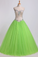 2022 Bicolor Beaded Bodice Quinceanera Dresses Sweetheart Tulle Ball Gown Lace Up Floor-Length