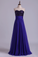 2022 Sweetheart A Line Prom Dress Beaded Bodice With Shirred Chiffon Skirt
