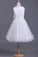 2022 Tulle Bateau A Line With Ruffles And Handmade Flower Flower Girl Dresses