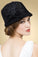 Ladies' Glamourous Autumn/Winter Wool With Bowler /Cloche Hat