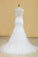 2022 Plus Size Mermaid Wedding Dresses V Neck With Beads And Applique Court Train Tulle
