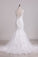 2022 Wedding Dress V Neck With Applique Mermaid/Trumpet Tulle Chapel Train