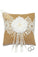 Splendor Ring Pillow In Linen With Lace