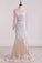 2022 Tulle Wedding Dresses Bateau With Applique Mermaid/Trumpet