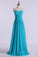 2022 Prom Dresses A Line Floor Length Sweetheart Chiffon With Ruffles