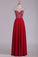 2022 Prom Dresses A Line Scoop Cap Sleeves Chiffon With Beading Floor Length