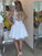 A-Line/Princess Sleeveless V-neck Tulle Beading Ayla Short/Mini Homecoming Dresses Dresses