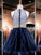A-Line/Princess Sleeveless Homecoming Dresses Bateau Jamie Tulle Beading Short/Mini Dresses